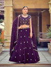 Nsf Design No. 343 Georgette With Beads Work Lehenga With Blouse Dupatta Wholesalers In Delhi